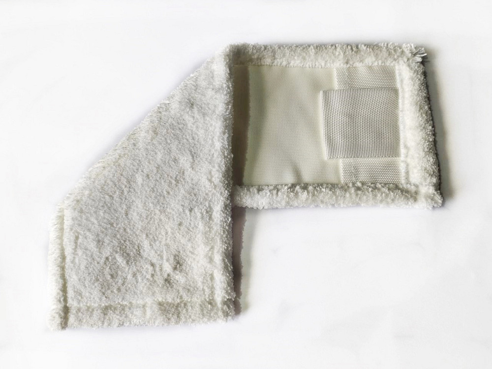 Моп (вкладка) микрофибра универсальный 40*13 см, с карманами + язык, белый У40.04КВ Київ - зображення 1