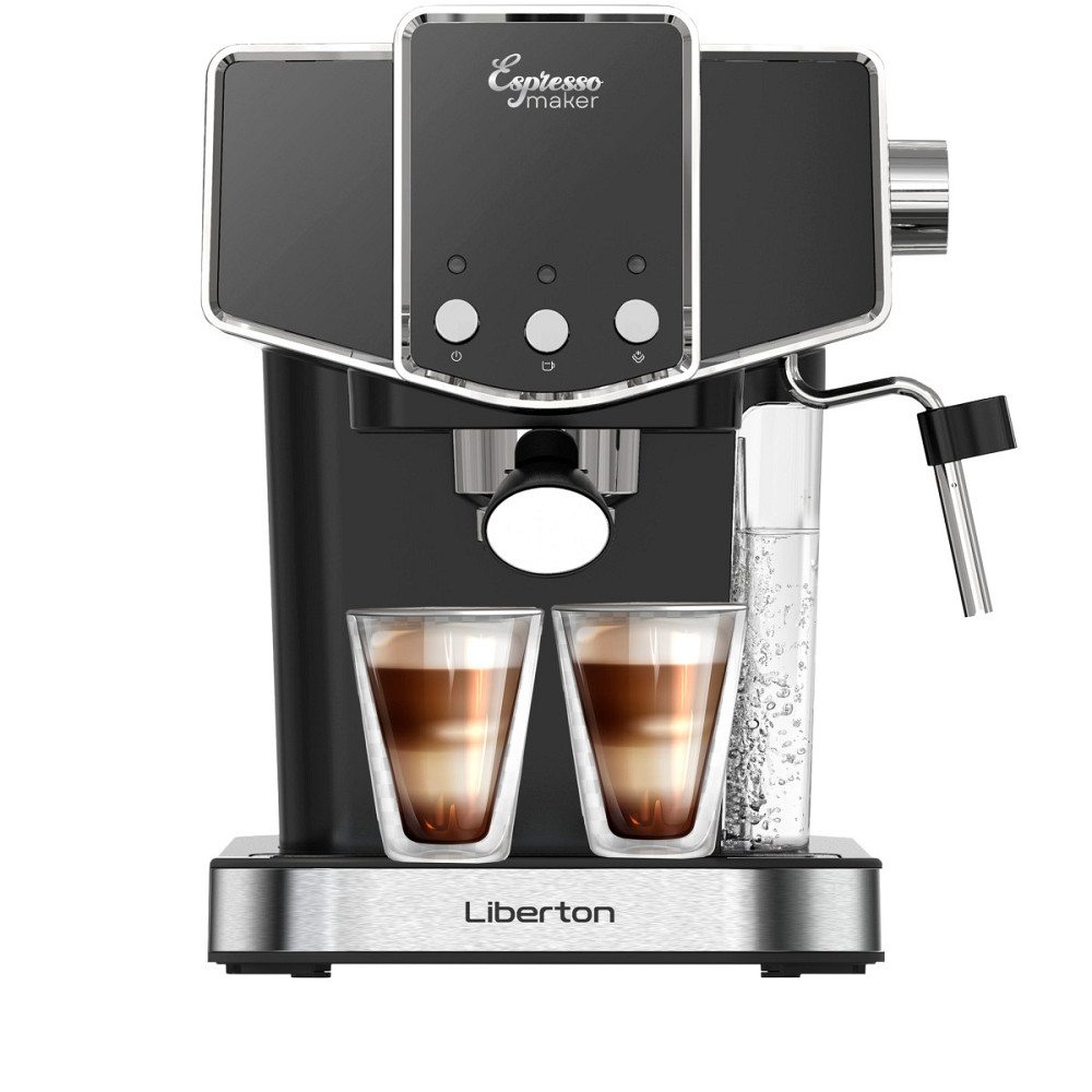 Кофеварка рожковая Liberton LCM-2205 950 Вт черная Киев - изображение 1