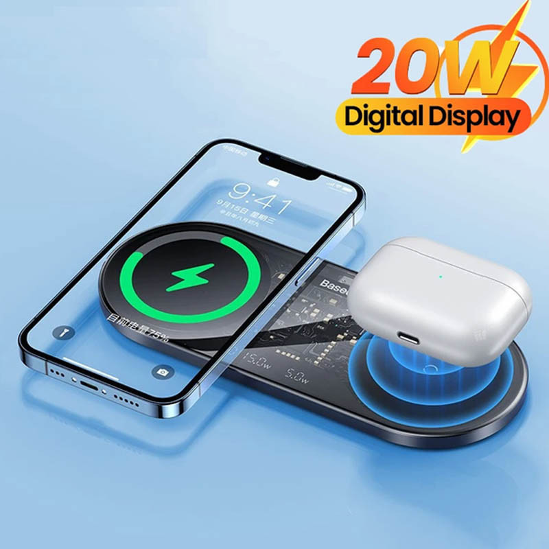 БЗУ Baseus Digital LED Display 2in1 20W Universal version (WXSX010101) Херсон - изображение 7