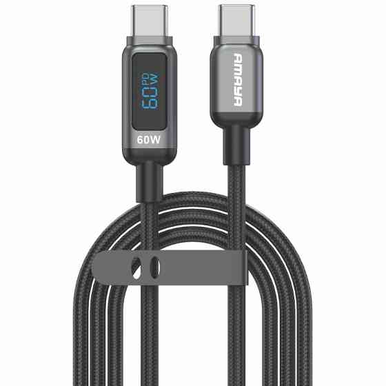 Дата кабель Amaya 326CC Type-C to Type-C 60W (1.2m) Херсон