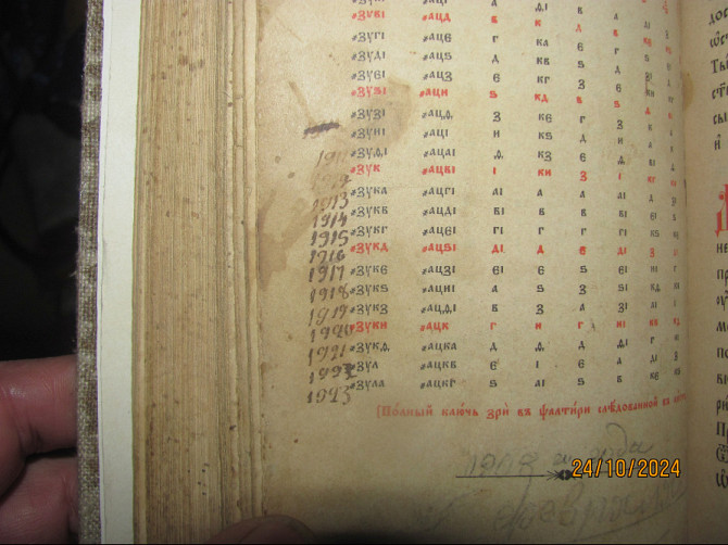 Как говорится "Вовни" 6 октября Страда закончилась, ветхий сё Завет 1902г. Донецьк - зображення 5