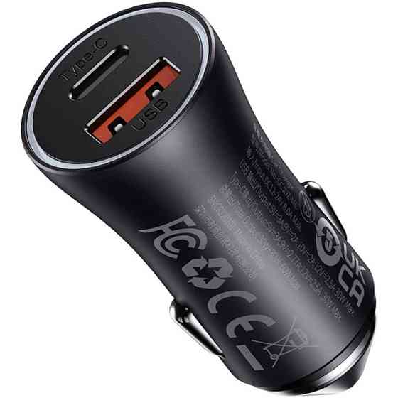 АЗУ Baseus Golden Contactor Max Dual USB+Type-C 60W (CGJM0001) Херсон