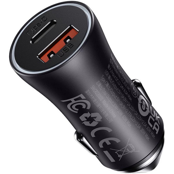 АЗУ Baseus Golden Contactor Max Dual USB+Type-C 60W (CGJM0001) Херсон - изображение 1
