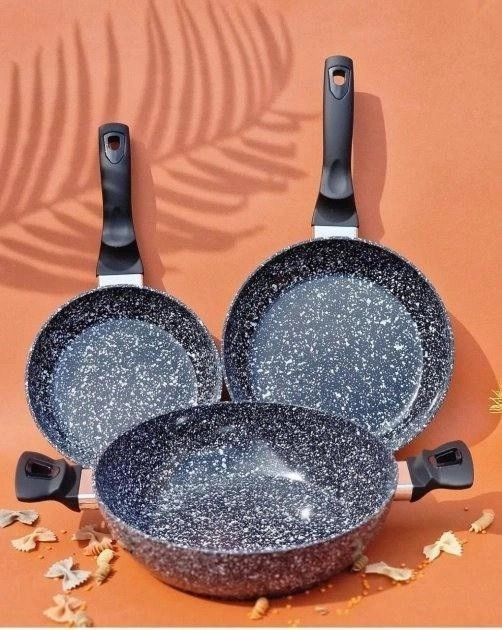 Набір сковорідок Edenberg EB-14721 3 шт Київ - зображення 1