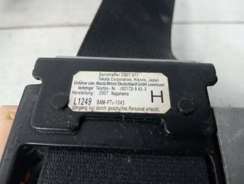 Ремень безопасности передний правый Mazda CX 7 ER 2.3 БЕНЗИН 	L3VDT 2006 (б/у) Киев - изображение 4