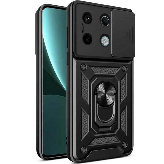 Чехол Ummi Camshield Serge Ring для Xiaomi Redmi Note 13 Pro 4G / 14s / Poco M6 Pro 4G Херсон - изображение 1