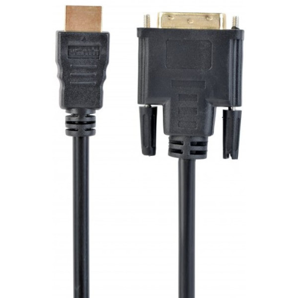 Кабель Cablexpert HDMI-DVI V 1.4 (M/M), 1.8 m Black (CC-HDMI-DVI-6) (Код товару:39277) Харків - зображення 1