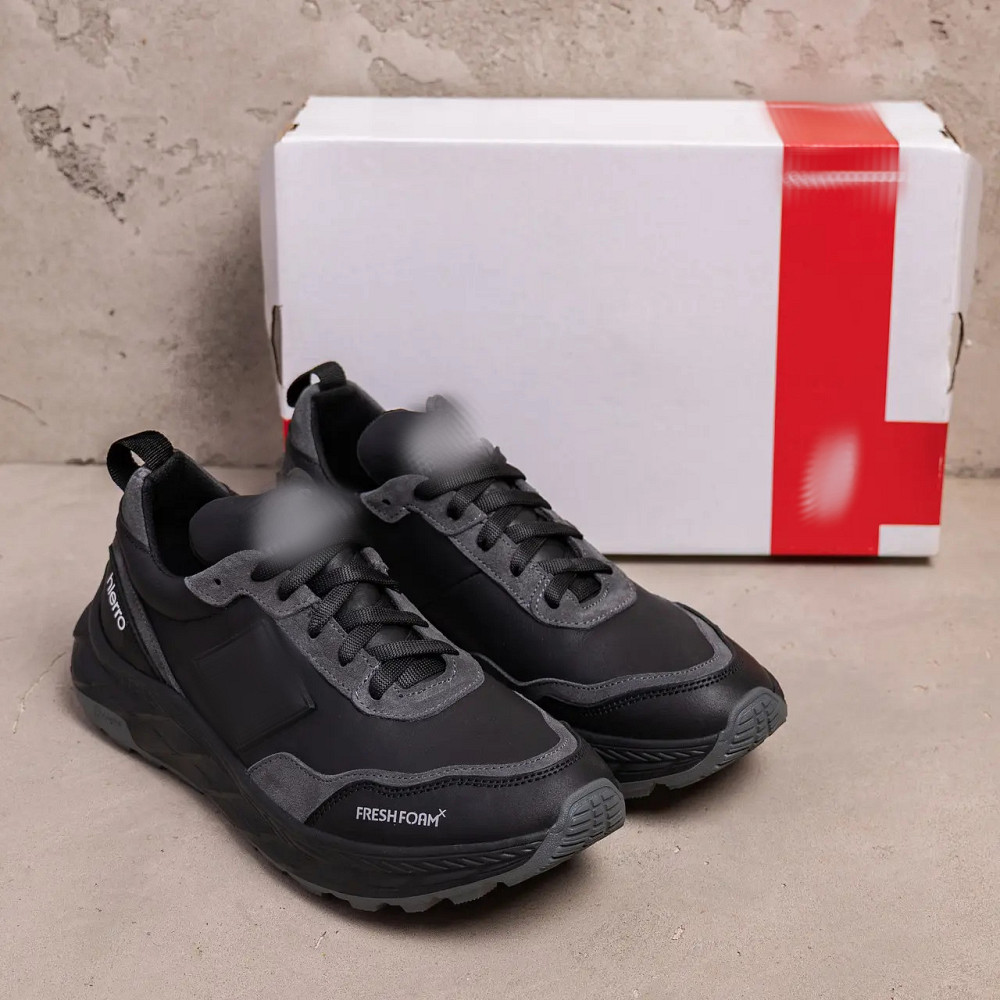 Мужские кожаные кроссовки Clasic model Black Киев - изображение 6