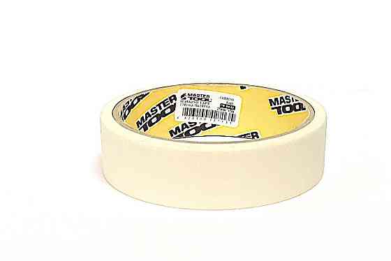 Лента малярная универсальная MASTERTOOL GripBond Easy 25 мм×15 м белая 79-9941 Харьков