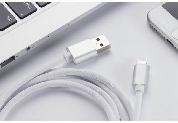 Кабель Lightning 150 см Puff RCL-U150 Recci White CC300191 Київ - зображення 2