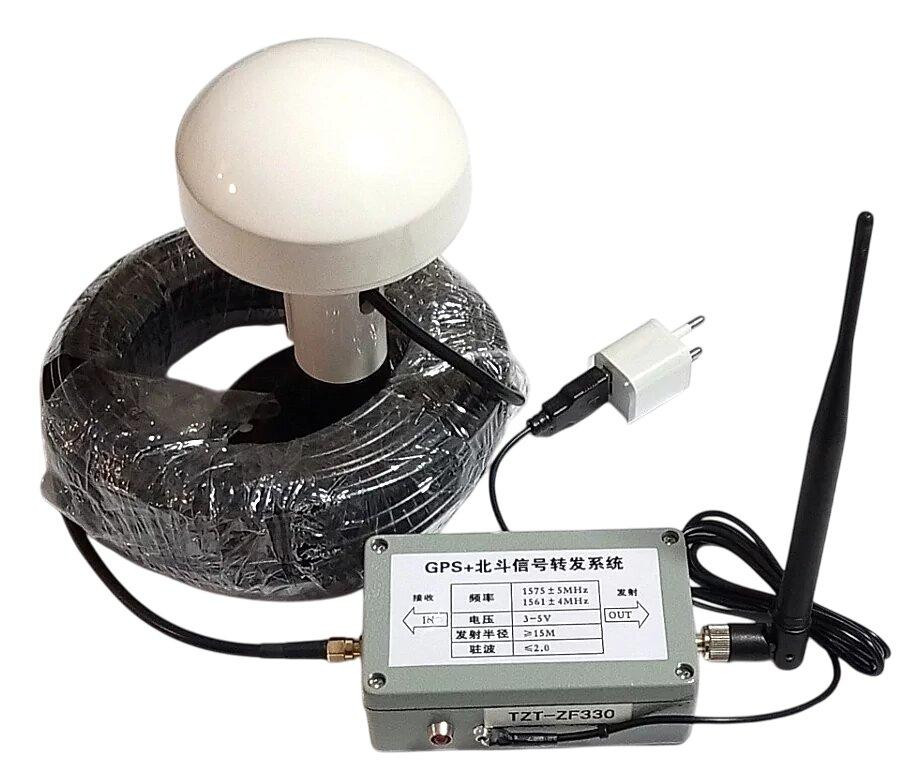 GPS репитер усилитель 1575MHz+1561MHz 37dB 3-5V с антенной грибовидной 3.5dB, 20 м кабеля, полный ко Дніпро - зображення 11