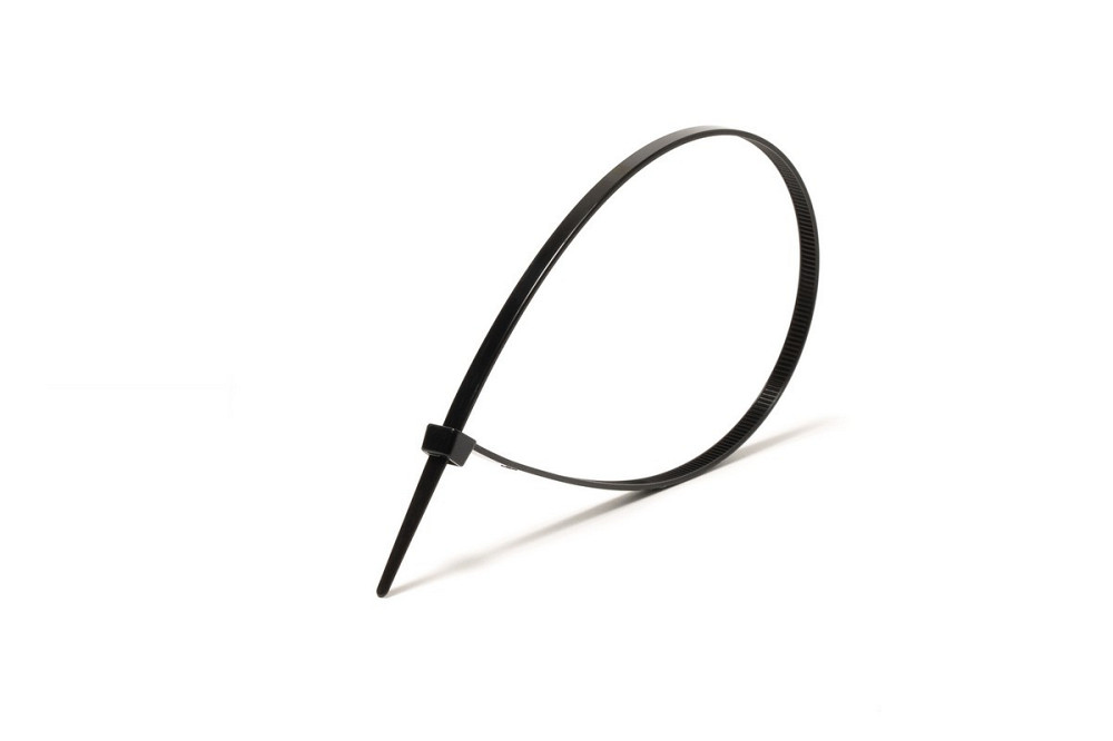 Хомут нейлоновый MASTERTOOL 3.6х300 мм 100 шт черный 20-1850 Харків - зображення 2