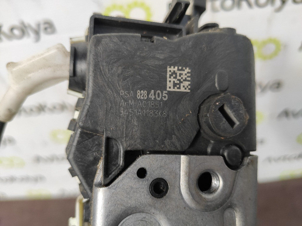 Замок боковой двери 6 pin правый Peugeot Partner 2008-2018 (PSA828405) Ковель - зображення 3