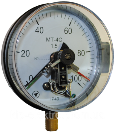 Манометр электроконтактный МТ-4С от 0 до 6 МПа (60 кгс/см2) - аналог ДМ2005СгУ3, ДМ2005-У2, ДМ2005ф, Київ