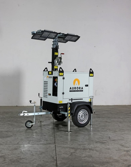 Осветительная вышка мачта с дизельным генератором серия ALPHA Киев - изображение 1