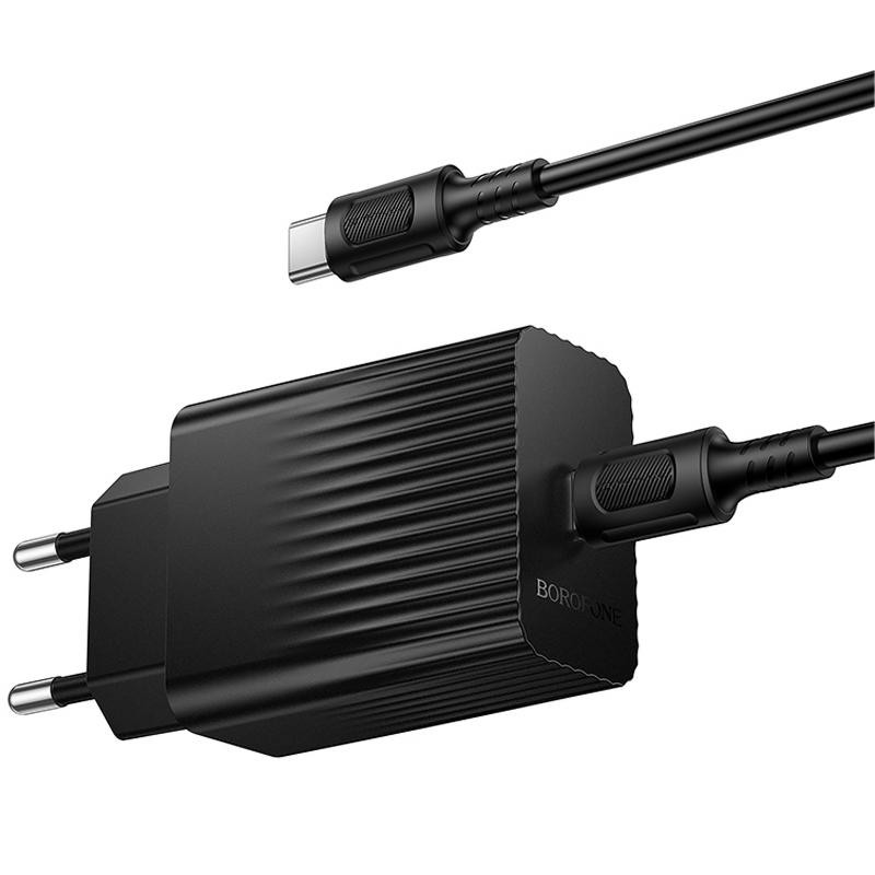 СЗУ Borofone BAS75A Source PD30W (1USB-C) + кабель Type-C to Type-C Херсон - изображение 3