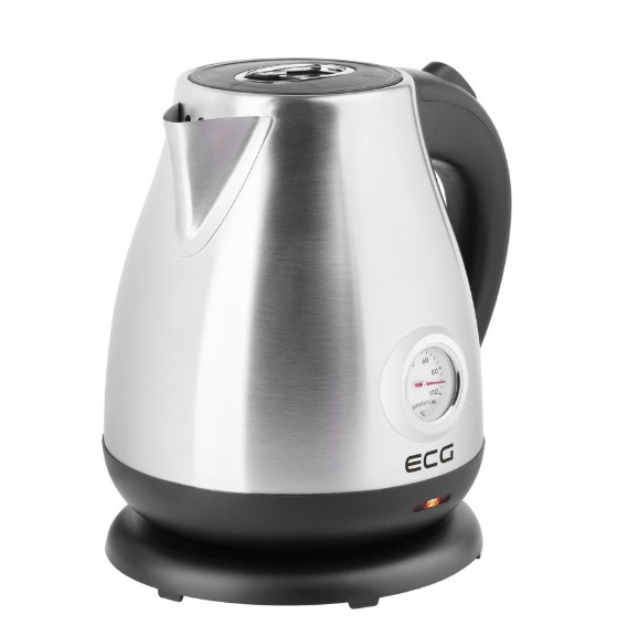 Електрочайник ECG RK-1705-Metallico 1.7 л сірий Київ - зображення 1