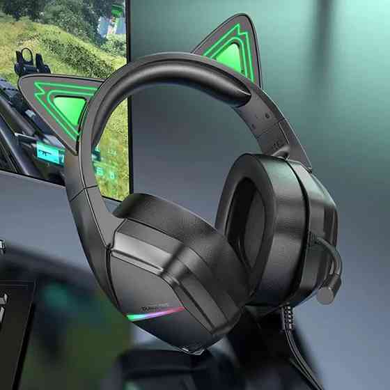 Уценка Накладные наушники Borofone BO106 Cute cat (USB+3.5mm/2m) Херсон