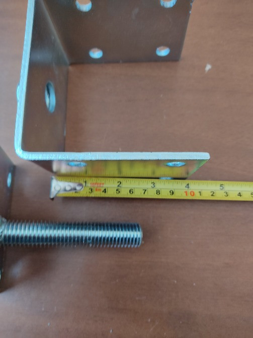 Кронштейн опора деревяного бруса консоль товщина 4 мм регульована Нововолинськ - зображення 4