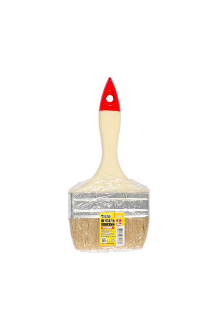 Кисть малярная флейцевая MASTERTOOL "СТАНДАРТ" 4.0" 100 мм/12 мм/38 мм 91-1610 Харків - зображення 2