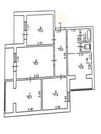 продажа 4-к квартира Киев, Святошинский, 92800 $ Київ