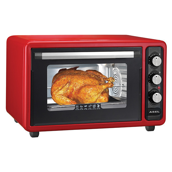 Электропечь Asel AF-50-23-BlaСk 50 л черная Київ - зображення 2