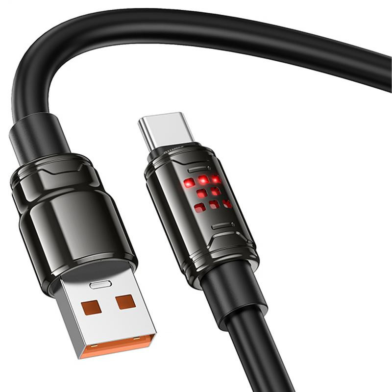 Дата кабель Hoco U143 Joy USB to Type-C 5A (1.2m) Херсон - изображение 3