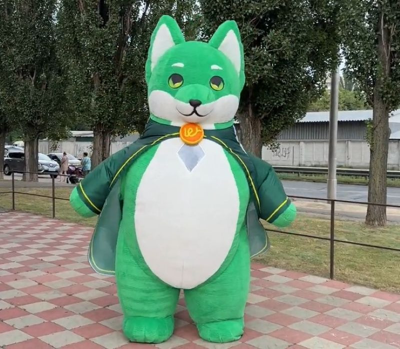 Аниматорский костюм надувной - ходячий щит бренда 240 см 4 часа работы Київ - зображення 2