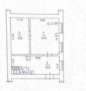 продажа 2-к квартира Одесса, Приморский, 27000 $ Одесса