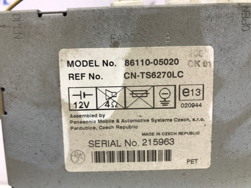 Дисплей информационный Toyota Avensis T25 1.8 БЕНЗИН 1ZZFE 2003 (б/у) Київ - зображення 5