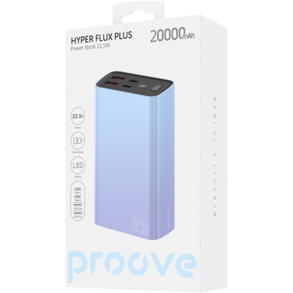 Power Bank Proove Hyper Flux Plus 22.5W 20000mAh Gradient (PBF222120009) (Код товару:41516) Харків - зображення 2