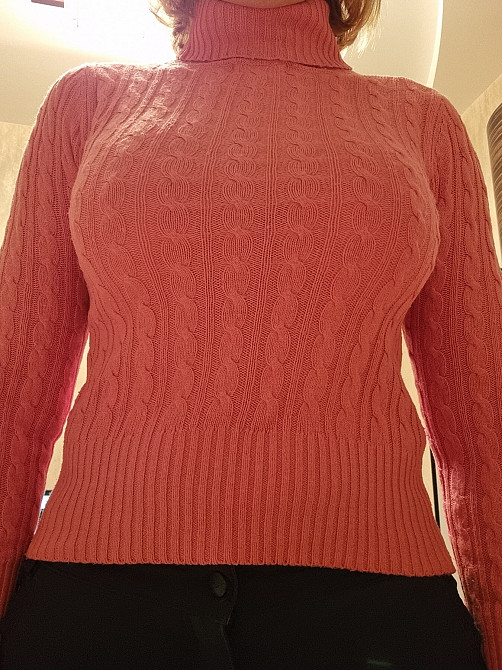 Продам женский розового цвета свитер б.у р.46-48 Київ - зображення 4