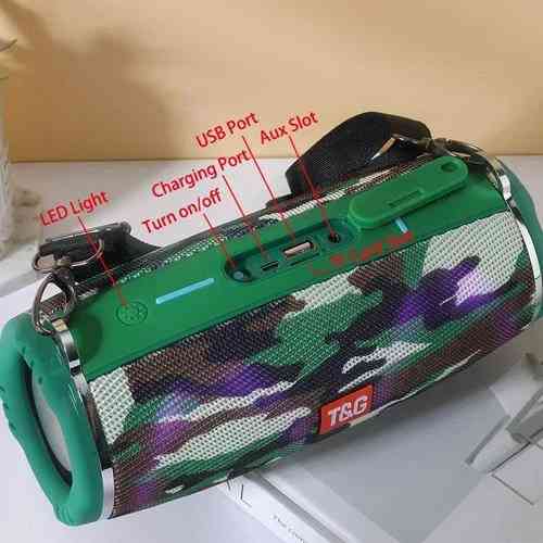 Колонка портативная Bluetooth T&G TG642 camouflage камуфляж Київ