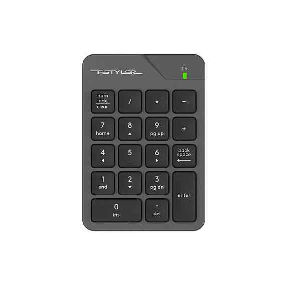 Клавиатура компьютерная безпроводная цифровой блок A4Tech Fstyler Numpad FGK21C(Grey) серая Киев