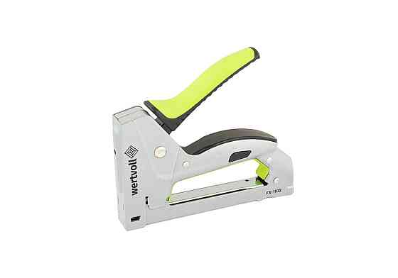 Степлер рессорный WERTVOLL скоба R53 6-10 мм корпус металл/эргоном TPR FX-1102 Харків