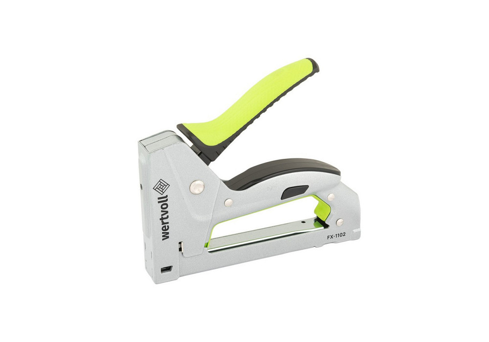 Степлер рессорный WERTVOLL скоба R53 6-10 мм корпус металл/эргоном TPR FX-1102 Харків - зображення 1