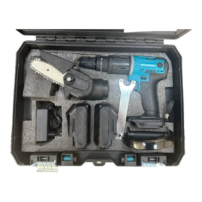 Набір інструментів 3в1 із змінними насадками на акумуляторах Шуруповерт | Болгарка | Пила Одесса - изображение 2