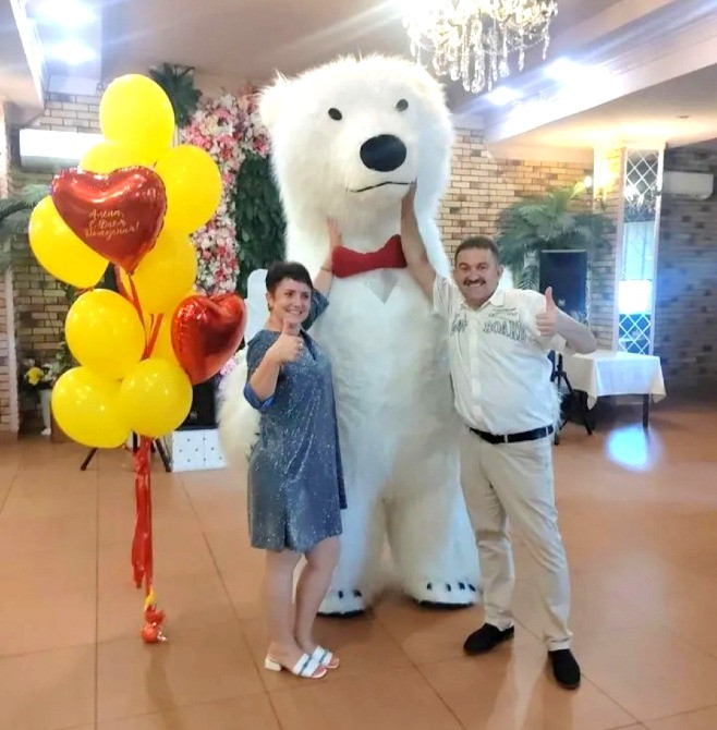 Белый медведь Кременчуг.Заказать мишку на праздник. Кременчуг - изображение 3