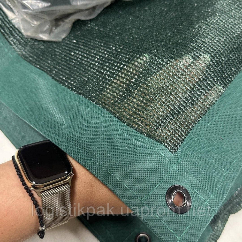 Сетка затеняющая   95% 6м* 10м    усиленная с люверсами  сетка от солнца Харьков - изображение 5