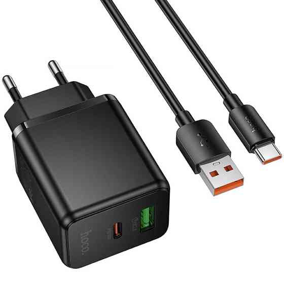 СЗУ Hoco C157A Smart PD30W+QC3.0 (1USB-A/1C) + кабель USB to Type-C Херсон