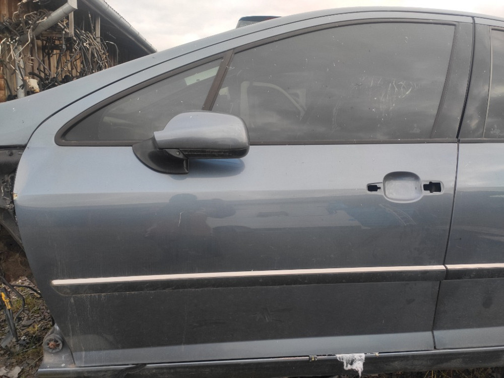 Дверь передняя левая Peugeot 407 2004-2011 Ковель - изображение 1