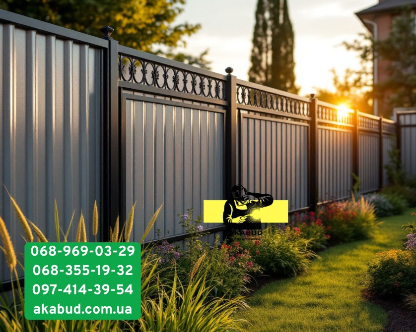 Акабуд - паркани, ворота, навіси від виробника Кривой Рог - изображение 2