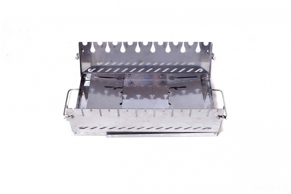 Раскладной мангал из нержавеющей стали Smoke House Case8 DeLuxe Харьков - изображение 10
