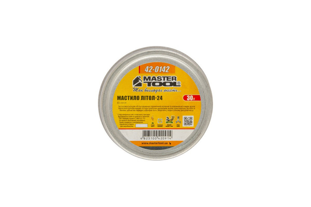Смазка MASTERTOOL Литол-24 30 г 42-0142 Харьков - изображение 2
