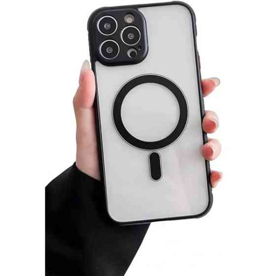 Apple Чохол Skin Clear Case with MagSafe для iPhone 14 Pro Black Харьков