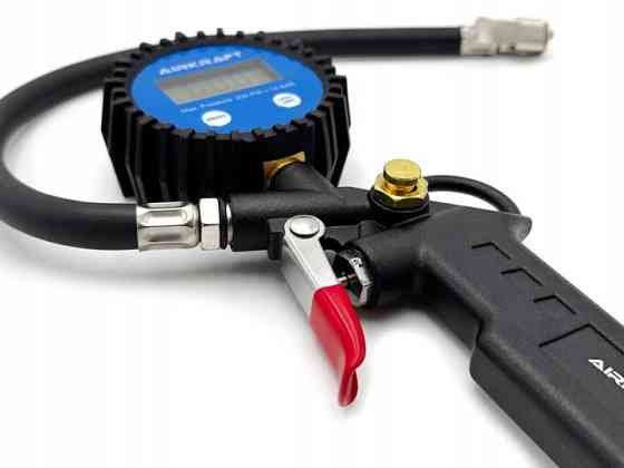 Пистолет для подкачки колес с цифровым манометром 14 бар AIRKRAFT STG-05D Харків