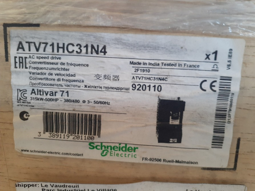 Продам новий частотний перетворювач Schneider ATV71-315кВт. Луцьк - зображення 6