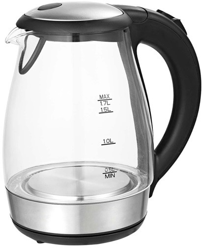 Електрочайник First FA-5405-8 1.7 л черный Киев - изображение 1