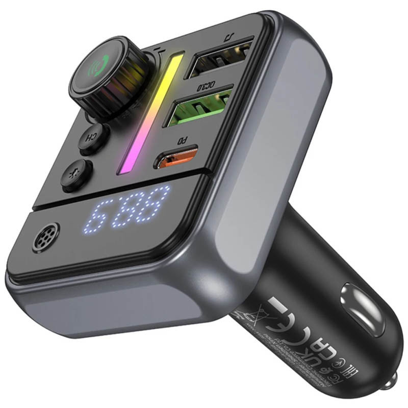 АЗУ FM модулятор Borofone BC50 Ascenso PD20W+QC3.0 18W (2USB-A/1C) Херсон - зображення 7