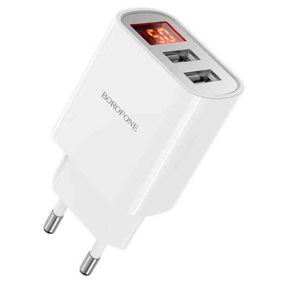 СЗУ Borofone BA58A with digital display 2.4A (2USB-A) Херсон